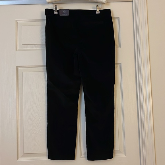 NYDJ Corynna Velveteen Ankle Pants Women’s 10 Black - Picture 6 of 9